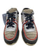 Chanel Shoe Size 36 Navy Blue, Gray & Red textile upper Leather Detail Sneakers Navy Blue, Gray & Red / 36