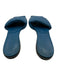 Bottega Veneta Shoe Size 37 Blue Leather Upper Quilted Embossed Slide Sandals Blue / 37