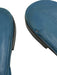 Bottega Veneta Shoe Size 37 Blue Leather Upper Quilted Embossed Slide Sandals Blue / 37