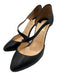 Christian Louboutin Shoe Size 36.5 Black Leather Upper Strap Detail Pumps Black / 36.5
