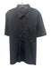 Helmut Lang Size L Gray Cotton Solid Button Up front pocket Men's Short Sleeve Gray / L