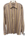 Gucci Size 16 Pink & Yellow Cotton Striped Button Up Men's Long Sleeve Top Pink & Yellow / 16