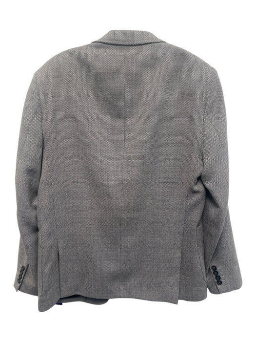 Billy Reid Gray Wool Blend Solid Patch Pocket 2 Button Men's Blazer Gray / 38