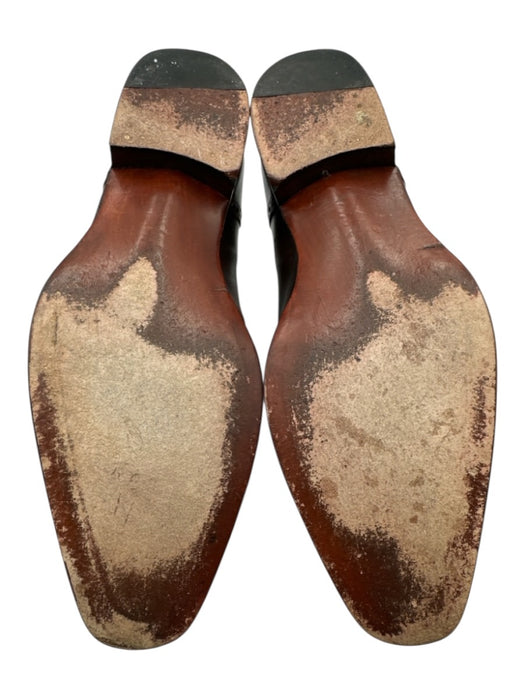 No Brand Shoe Size 9 Made in Spain Brown Leather Solid Brogue Detail Dress Shoes Brown / 9