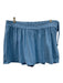 MWL Madewell Size 2X Blue & White Polyester Blend Grid Wrap Skort Skirt Set Blue & White / 2X