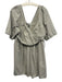 Forever That Girl Size 2X Sage green Cotton 1/2 Sleeve Wrap Detail Dress Sage green / 2X
