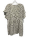 Madewell Size XXL Cream White & Black Cotton Gauze Polka Dot Short Sleeve Dress Cream White & Black / XXL