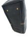 Tory Burch Black & Brown Leather Stripe Metal Gold Hardware Bag Charm Purse Black & Brown / M