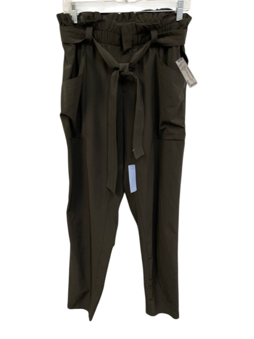 Athleta Size 12T Taupe Gray Polyester Blend Elastic Waistband Athletic Pants Taupe Gray / 12T