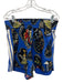 Adidas x Farm Rio Size M/L Blue & Multi Cotton & Polyester Butterfly Short Set Blue & Multi / M/L