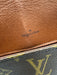 Louis Vuitton Brown Coated Canvas Monogram Flap Top Adjustable Strap Bag Brown / Vintage
