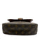 Louis Vuitton Brown Coated Canvas Monogram Flap Top Adjustable Strap Bag Brown / Vintage