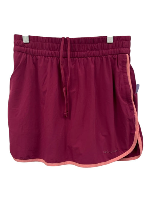 Outdoor Voices Size Small Pink Nylon Blend Elastic Drawstring Waist Piping Skort Pink / Small