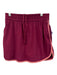 Outdoor Voices Size Small Pink Nylon Blend Elastic Drawstring Waist Piping Skort Pink / Small