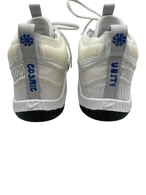 Nike Shoe Size 8.5 White, Blue, Black Synthetic Round Toe Textured Sneakers White, Blue, Black / 8.5