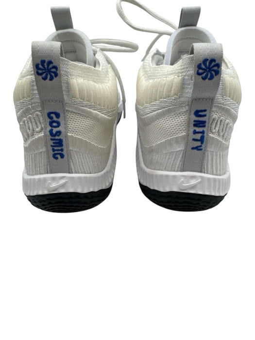 Nike Shoe Size 8.5 White, Blue, Black Synthetic Round Toe Textured Sneakers White, Blue, Black / 8.5