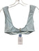 LPA Size M/S Light Blue Polyamide Blend High Waist Buckle Detail Bikini Swimsuit Light Blue / M/S