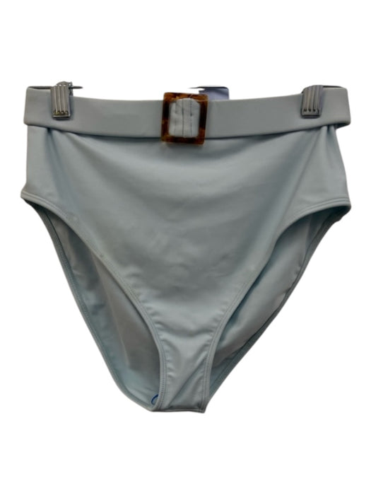 LPA Size M/S Light Blue Polyamide Blend High Waist Buckle Detail Bikini Swimsuit Light Blue / M/S