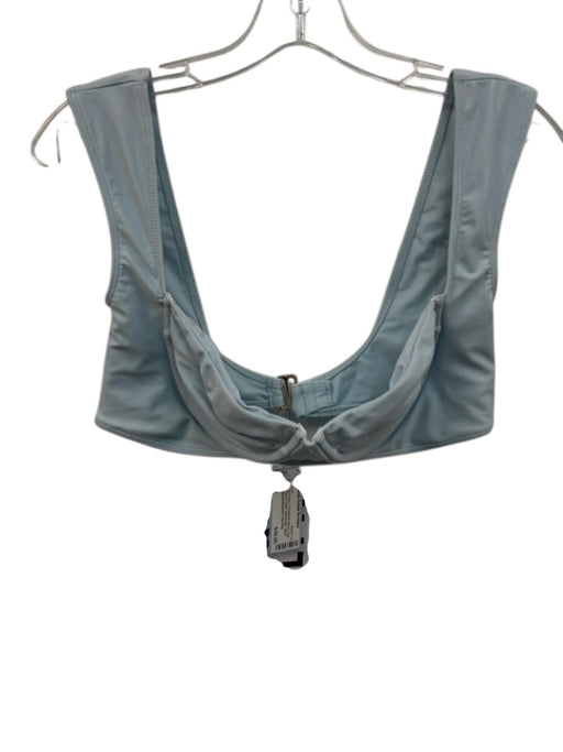 LPA Size M/S Light Blue Polyamide Blend High Waist Buckle Detail Bikini Swimsuit Light Blue / M/S