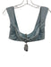 LPA Size M/S Light Blue Polyamide Blend High Waist Buckle Detail Bikini Swimsuit Light Blue / M/S