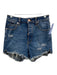 We The Free Size 27 Medium Wash Cotton Blend Denim Distressed Button Fly Shorts Medium Wash / 27