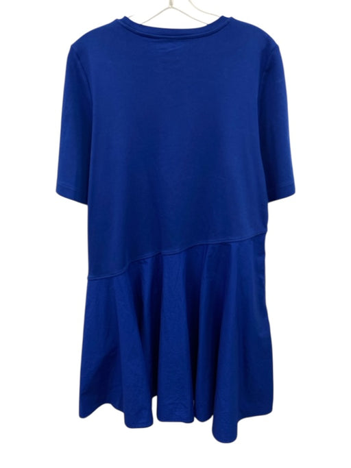 COS Size S Blue Cotton Short Sleeve Fabric Block T Shirt Dress Blue / S