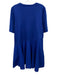 COS Size S Blue Cotton Short Sleeve Fabric Block T Shirt Dress Blue / S