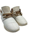 Esse Ut Esse Shoe Size 38 White Leather Upper Fringe Detail Low Top Sneakers White / 38