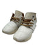 Esse Ut Esse Shoe Size 38 White Leather Upper Fringe Detail Low Top Sneakers White / 38