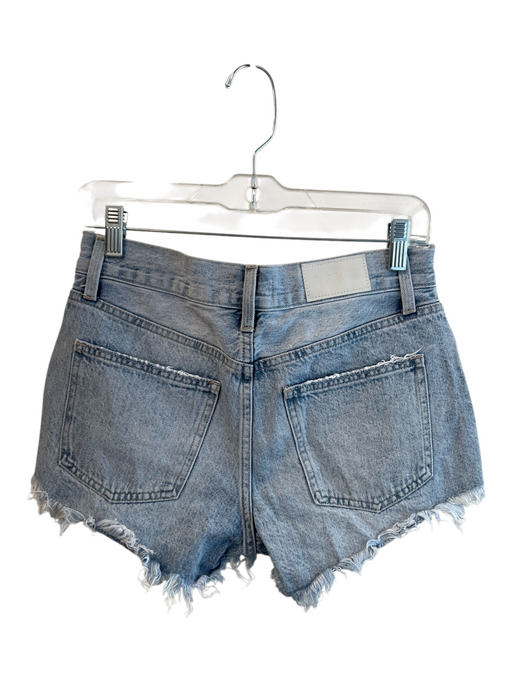 Pistola Size 26 Light Denim Cotton Blend Zip Fly 5 Pocket distressed Shorts Light Denim / 26