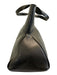 Cartier Black & Dark Brown Leather Snake Skin Logo Zip Close Feet Bag Black & Dark Brown / Medium