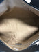 Cartier Black & Dark Brown Leather Snake Skin Logo Zip Close Feet Bag Black & Dark Brown / Medium