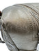 Chanel Gold Taupe Leather Chain Strap Quilted Interlocking CC Zip Close Bag Gold Taupe / Small