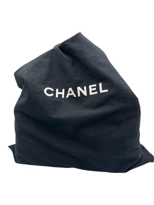 Chanel Gold Taupe Leather Chain Strap Quilted Interlocking CC Zip Close Bag Gold Taupe / Small