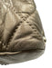 Chanel Gold Taupe Leather Chain Strap Quilted Interlocking CC Zip Close Bag Gold Taupe / Small