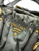 Prada Green Nylon Leather trim Logo Pleated Zip Bag Green / Medium