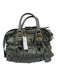 Prada Green Nylon Leather trim Logo Pleated Zip Bag Green / Medium
