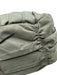 Prada Green Nylon Leather trim Logo Pleated Zip Bag Green / Medium