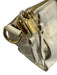 Louis Vuitton Cream White Leather Top Handle embossed monogram Gold Hardware Bag Cream White / Large