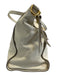 Louis Vuitton Cream White Leather Top Handle embossed monogram Gold Hardware Bag Cream White / Large