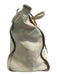 Louis Vuitton Cream White Leather Top Handle embossed monogram Gold Hardware Bag Cream White / Large