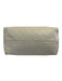 Louis Vuitton Cream White Leather Top Handle embossed monogram Gold Hardware Bag Cream White / Large