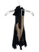 Intermix Size P Black & Nude Polyester Blend Halter Neck Lace Overlay Top Black & Nude / P