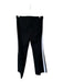Tibi Size 2 Black & White Polyester Blend Side Stripe Trouser Pants Black & White / 2