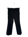 Tibi Size 2 Black & White Polyester Blend Side Stripe Trouser Pants Black & White / 2