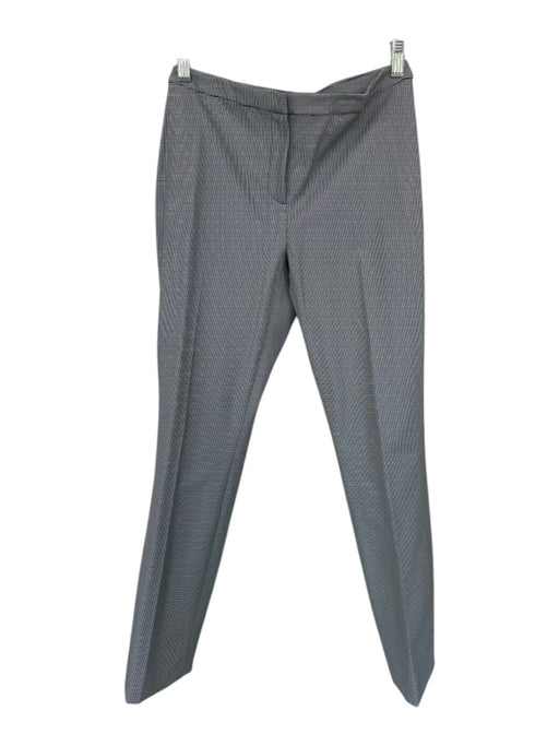 Theory Size 2 White & Black Viscose Blend Houndstooth Trouser Pants White & Black / 2