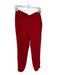 Haute Hippie Size S Red Silk Drawstring Jogger Pants Red / S