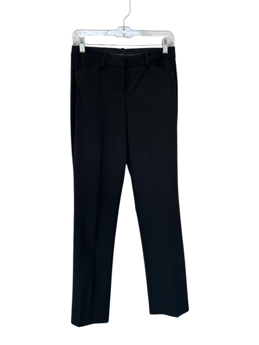 Theory Size 2 Black Wool Blend Trouser Pants Black / 2