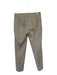 Theory Size 0 Yellow & Brown Cotton Blend Side Zip Checkered Trouser Pants Yellow & Brown / 0