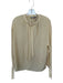 Vince Size XS Tan Silk Long Sleeve neck tie Top Tan / XS
